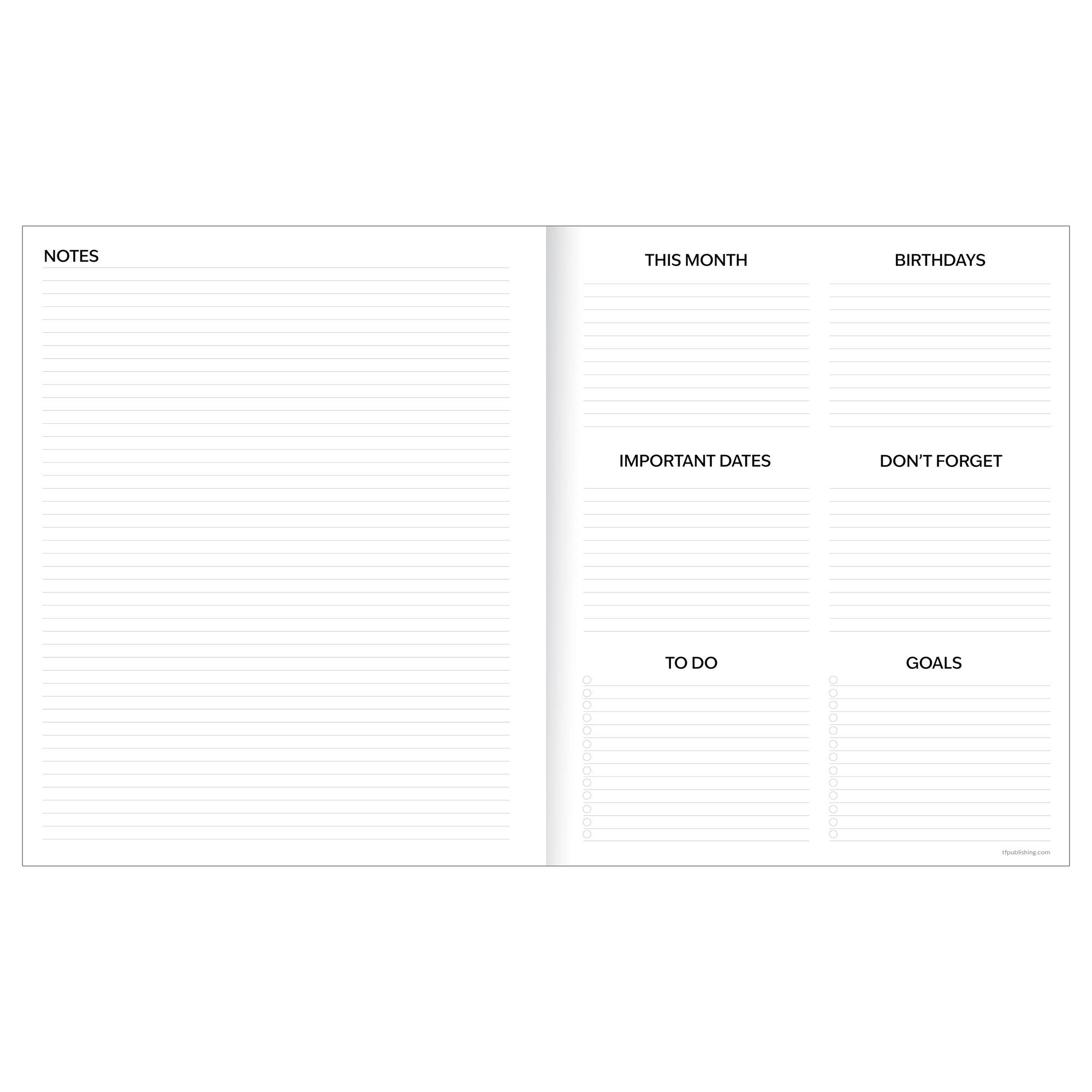 TF Publishing 2026-27 Pink Always Pick Monthly Planner